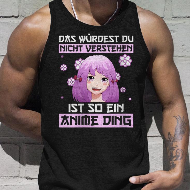 Damen Das Würdest Du Nichterstehen Ist So Ein Anime Ding Mit-Ausschnitt Tank Top Geschenke für Ihn