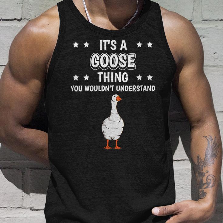 Damen Ist So Ein Gans Ding Lustiger Spruch Gänse Mit-Ausschnitt Tank Top Geschenke für Ihn