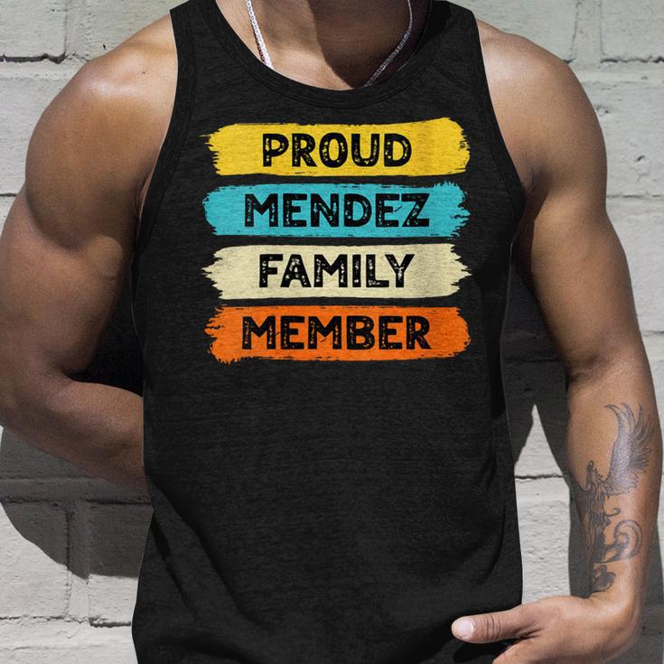 Damen Mendez Retro Mendez Nachname Mendez Mit-Ausschnitt Tank Top Geschenke für Ihn