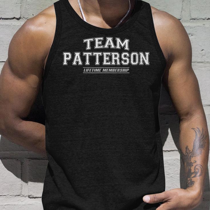 Damen Team Patterson Stolzer Familiennachname Nachname Geschenk Mit-Ausschnitt Tank Top Geschenke für Ihn