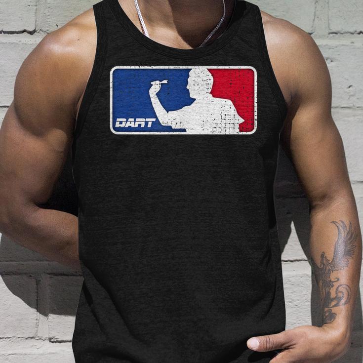 Dartintage Dart Player Darts Retro Dart Tank Top Geschenke für Ihn