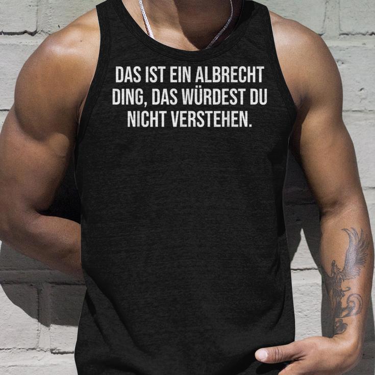 'Das Ist Ein Albrecht Ding' Family Tank Top Geschenke für Ihn