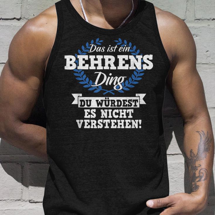 Das Ist Ein Behrens Ding Du Würdest Es Nicht Understand Tank Top Geschenke für Ihn