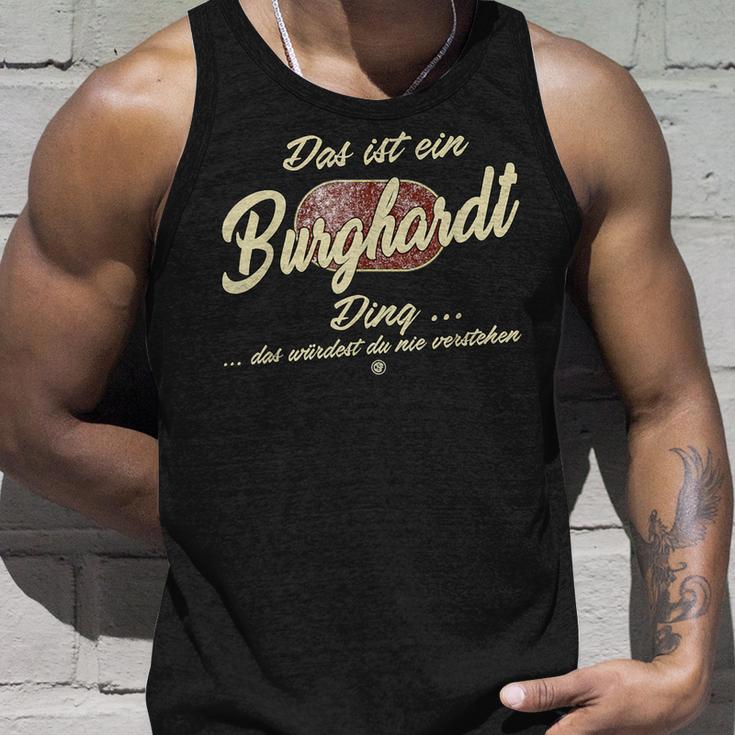 Das Ist Ein Burghardt Ding Lustiges Familie Burghardt Tank Top Geschenke für Ihn