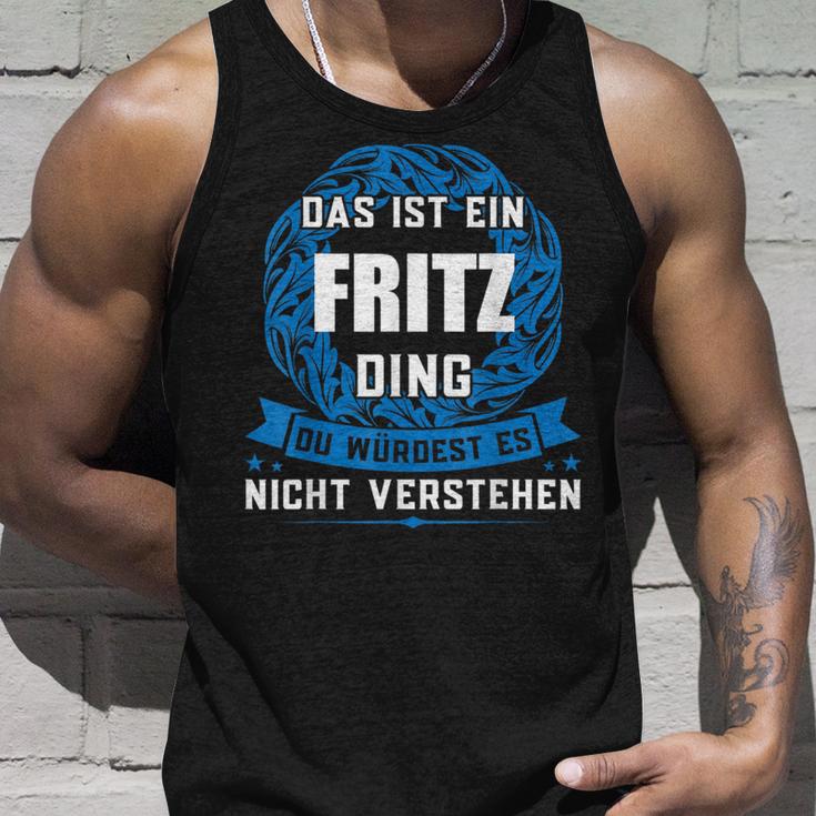 Das Ist Ein Fritz Dingorname Tank Top Geschenke für Ihn