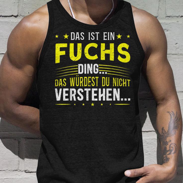 Das Ist Ein Fuchs Ding Spruch Für Familie Fuchs Tank Top Geschenke für Ihn