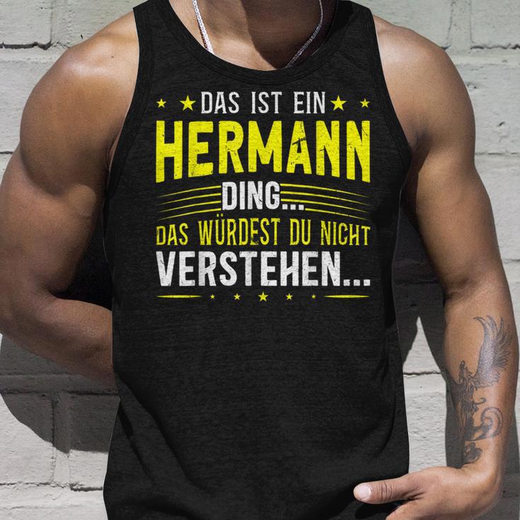 Das Ist Ein Hermann Ding Das Ist Ein Hermann Ding S Tank Top Geschenke für Ihn