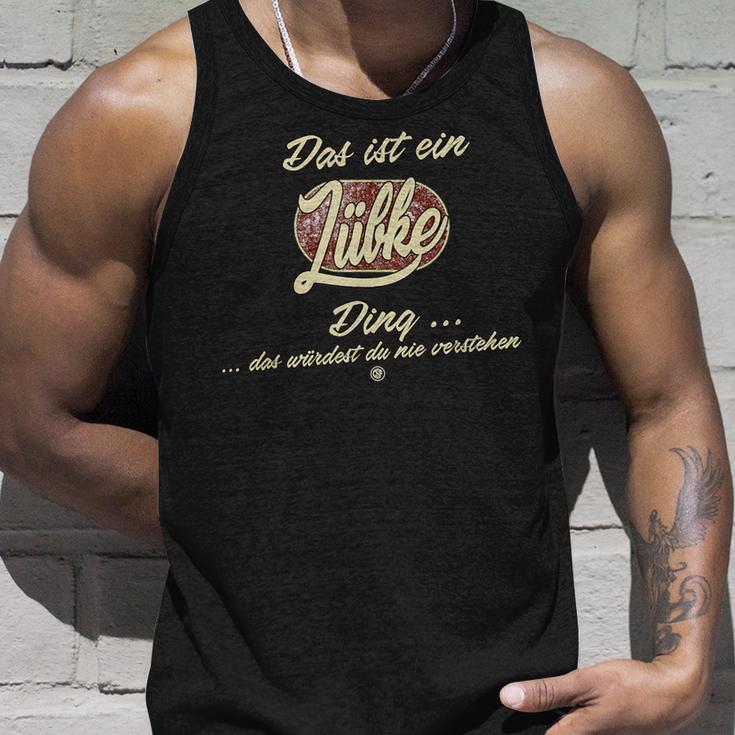 Das Ist Ein Lübke Ding Lustiges Familie Lübke Tank Top Geschenke für Ihn