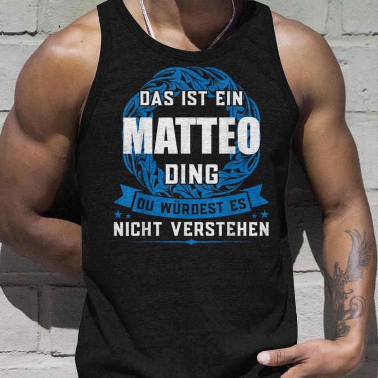 Das Ist Ein Matteo Dingorname Tank Top Geschenke für Ihn