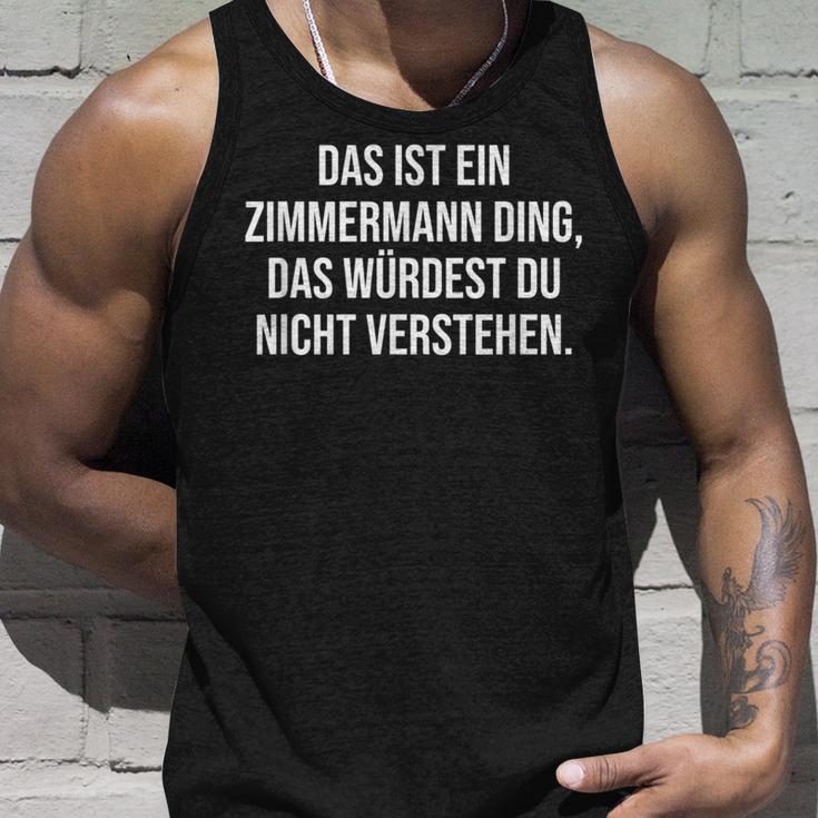 Das Ist Ein Zimmermann Ding Family Tank Top Geschenke für Ihn