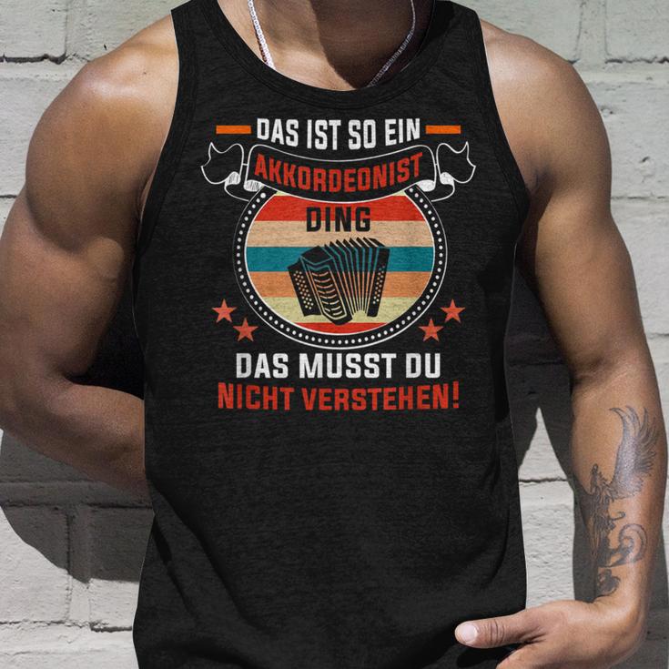 Das Ist So Ein Akkordeonist Ding Akkordeonspieler Tank Top Geschenke für Ihn