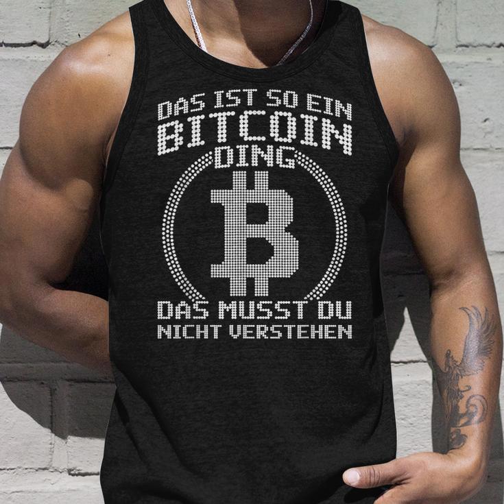 Das Ist So Ein Bitcoin Ding Lustiges Bitcoin Blockchain Tank Top Geschenke für Ihn