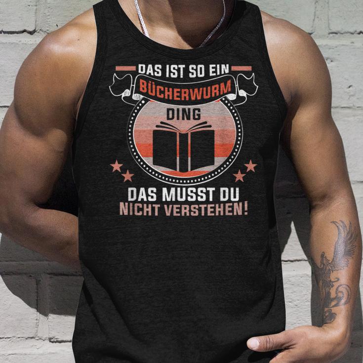 Das Ist So Ein Bücherwurm Ding Lesen Bookworm Readerrat Tank Top Geschenke für Ihn