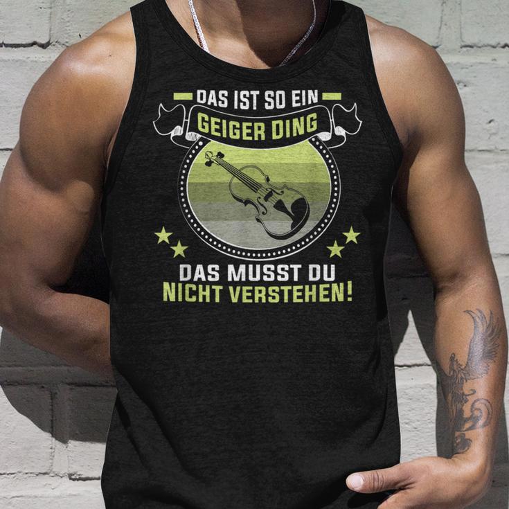 Das Ist So Ein Geiger Dingiolinist Geigenspieler Tank Top Geschenke für Ihn