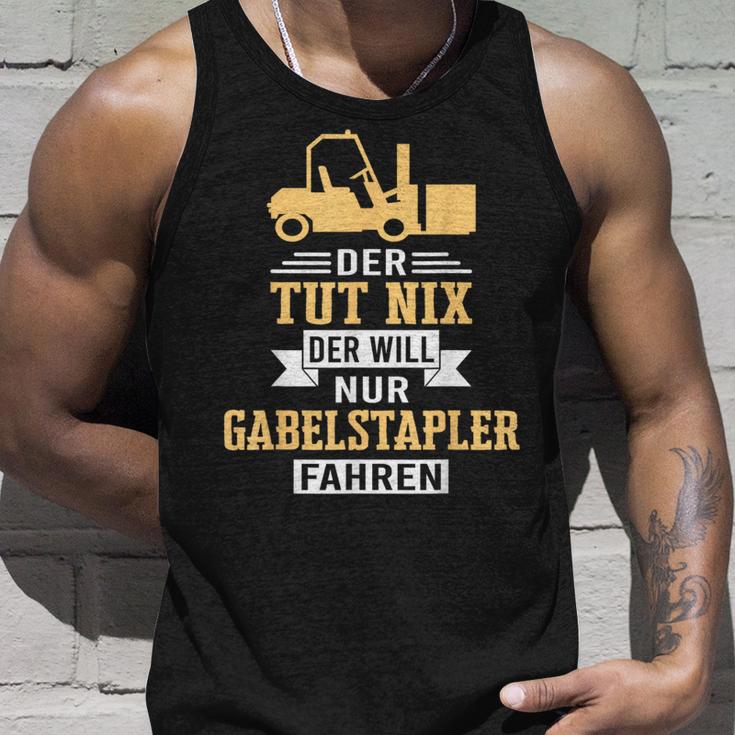 Der Will Nur Forklift Driving Forklift Driver Forklift Tank Top Geschenke für Ihn