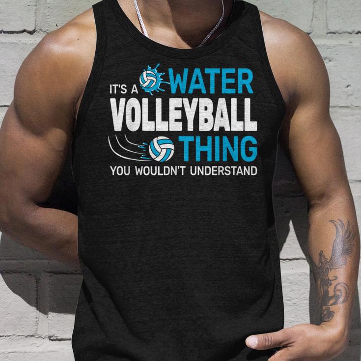 Es Ist Ein Wasservolleyball-Ding Wassersport Poolvolleyball Tank Top Geschenke für Ihn