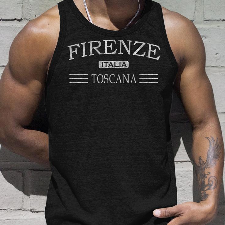 Firenze Toscana Italia Florence Tuscany Italy Blue Tank Top Geschenke für Ihn