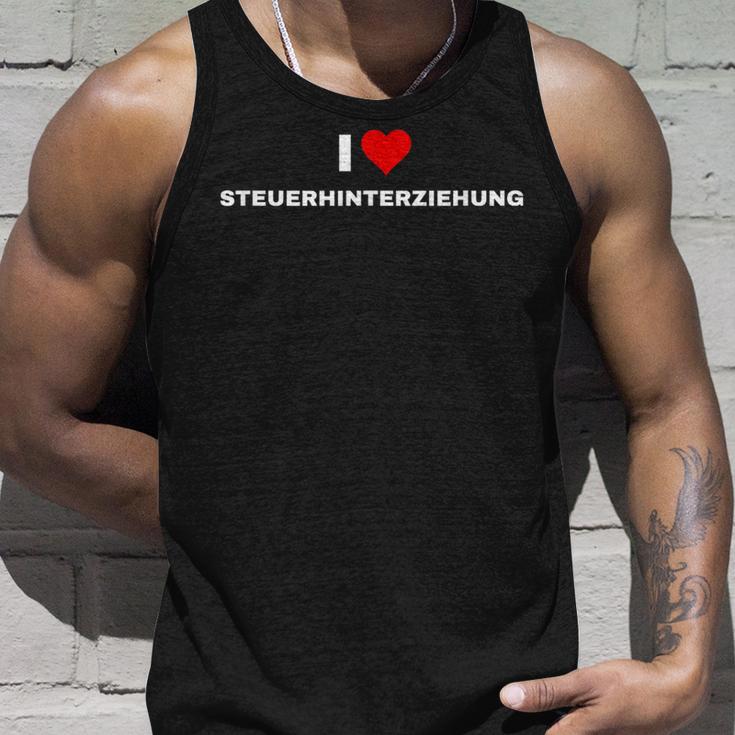 Ich Liebe Steuerhinterziehung Tank Top Geschenke für Ihn