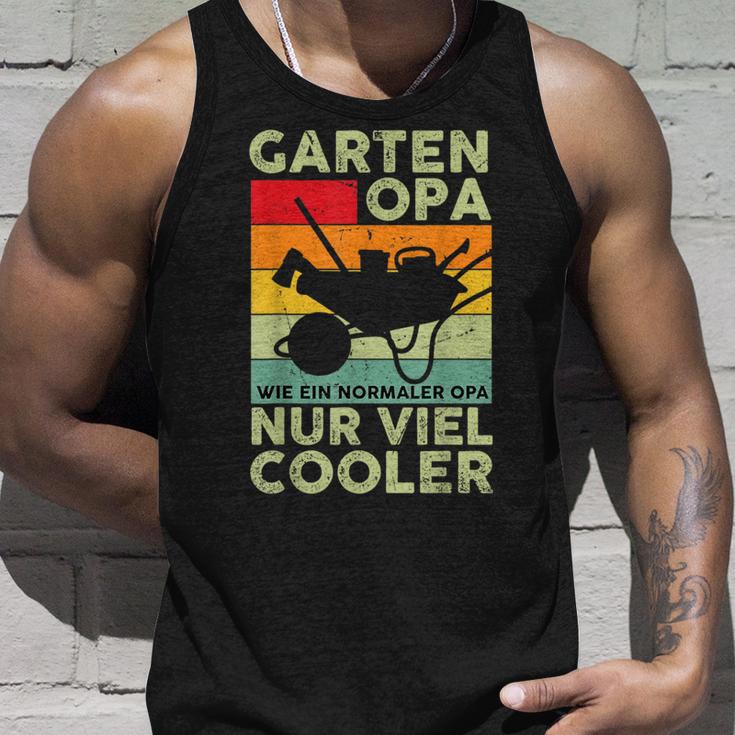 Garden Grandpa Gardener Saying Outfit For Grandad Tank Top Geschenke für Ihn