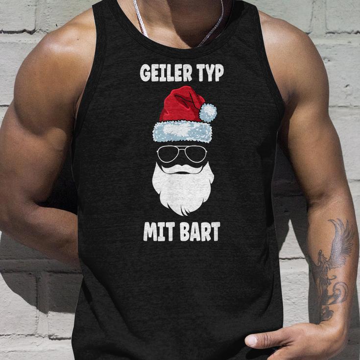 Geiler-Typmitbart Christmas Beard Tank Top Geschenke für Ihn