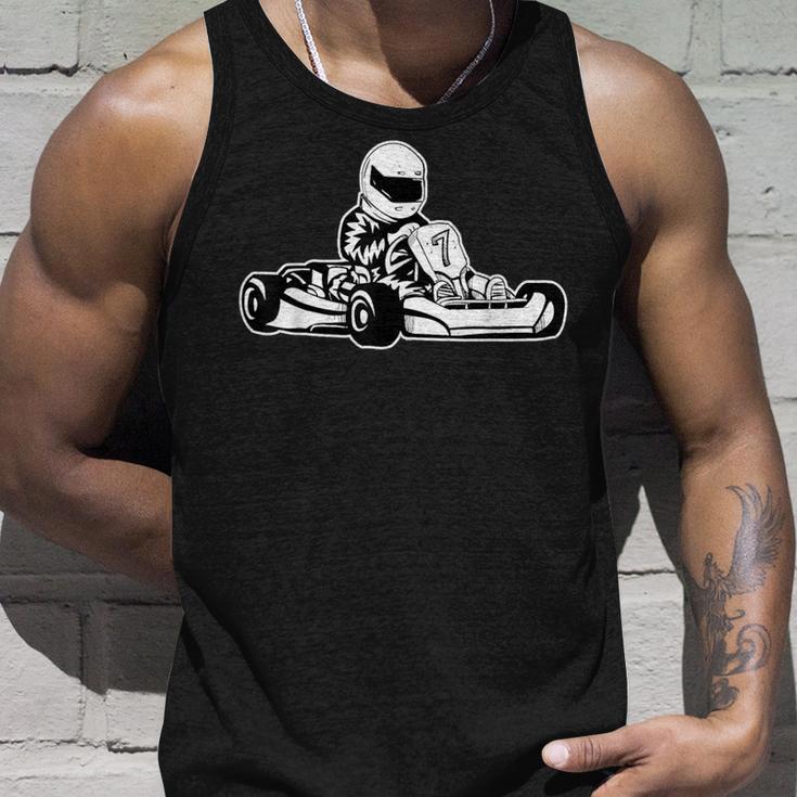 Go-Kart Racing Kart Racing Driver Go Karting Tank Top Geschenke für Ihn