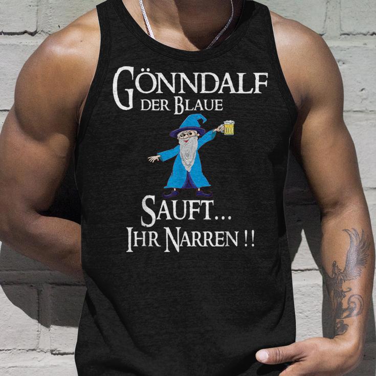 Gönndalf Der Blaue Zauberer Sauft Ihr Narren Tank Top Geschenke für Ihn