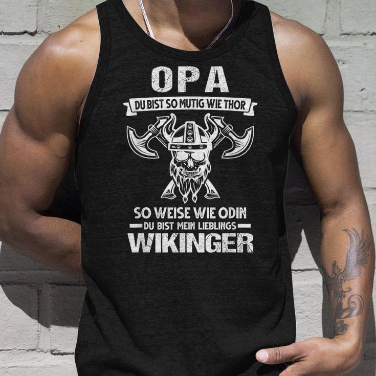 Grandpa Du Bist Mein Liblingswiking Tank Top Geschenke für Ihn