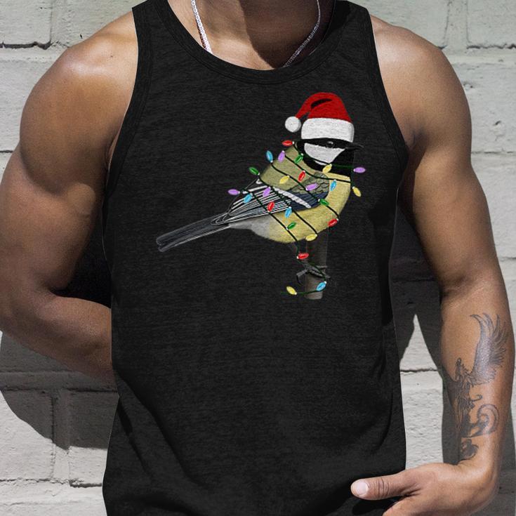 Great Tit Christmas Bird Santa Garden Bird Tank Top Geschenke für Ihn