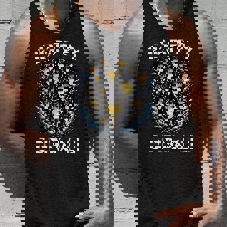 Happy Diwali Lantern Festival Deepavali Tank Top Gifts for Him