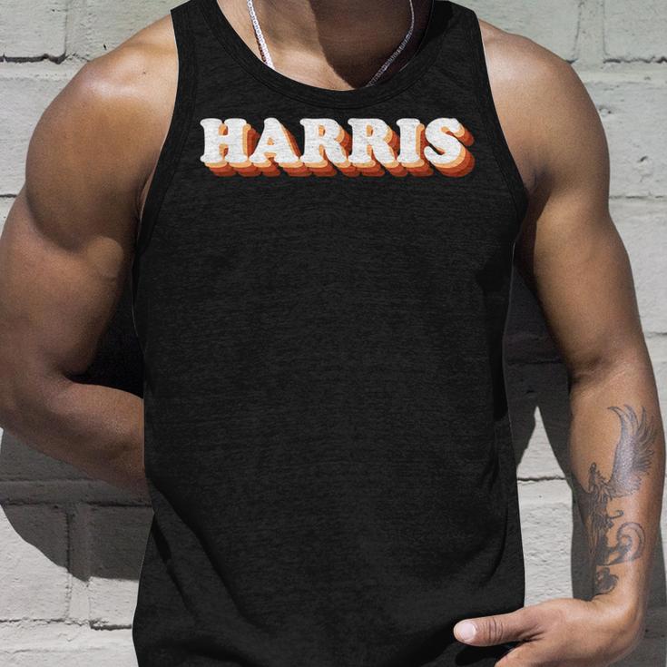 Harris Familienname Outfit Personalisiert Nachname Urlaub Tank Top Geschenke für Ihn