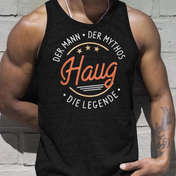 Haug The Man Of The Myth The Legend Tank Top Geschenke für Ihn