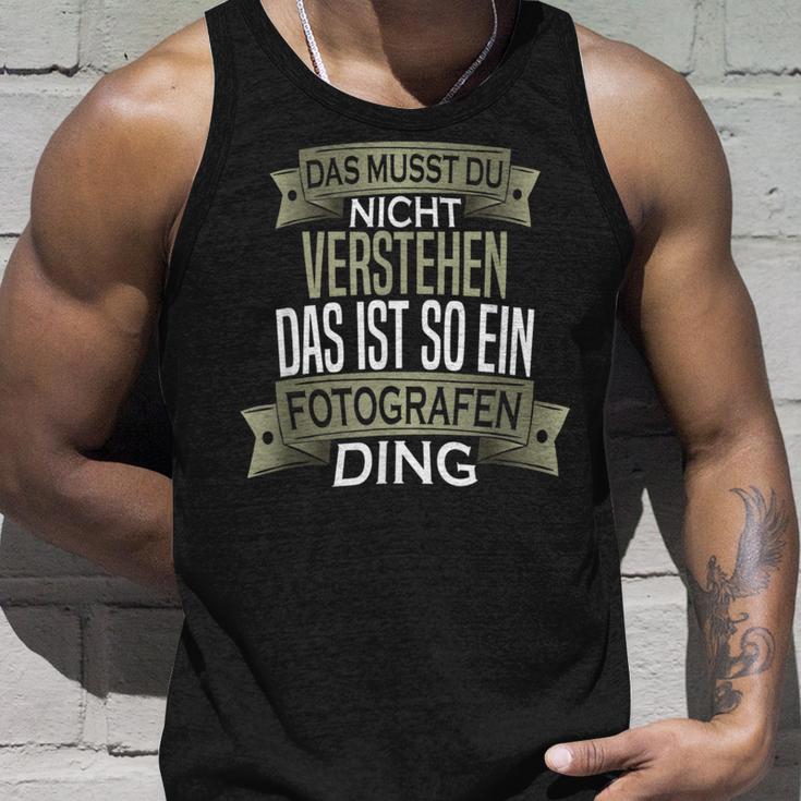 Herren Spruch Männer Beruf Ist So Ein Ding Fotograf Tank Top Geschenke für Ihn