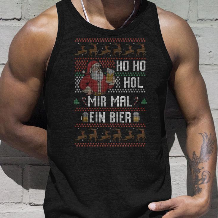 Ho Ho Hol Mir Mal Ein Bier Christmas Tank Top Geschenke für Ihn