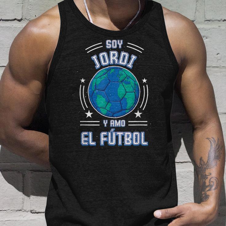 Ich Bin Jordi Und Ich Liebe Den Fußball Für Fußballfans Tank Top Geschenke für Ihn