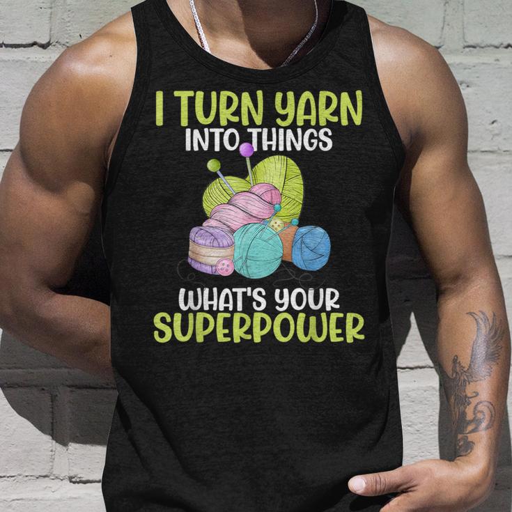 Icherwandle Garn In Dinge Was Ist Deine Superpower Crochet Tank Top Geschenke für Ihn