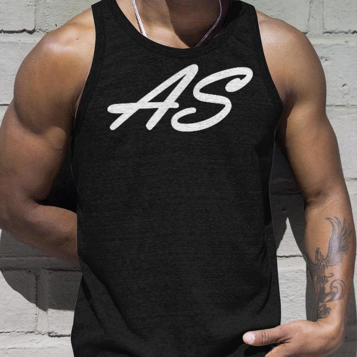 As Initials First Name A Last Name S All Names With A Tank Top Geschenke für Ihn