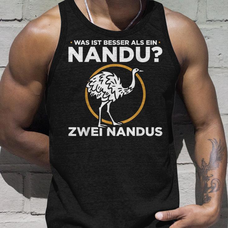 Was Ist Besser Als Ein Nandu Zwei Nandus Saying Tank Top Geschenke für Ihn