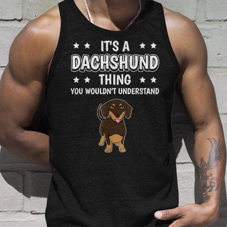 Ist So Ein Dackel Ding Lustiger Spruch Dackel Tank Top Geschenke für Ihn