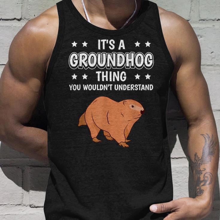 Ist So Ein Murmeltier Ding Lustiger Spruch Murmeltiere Tank Top Geschenke für Ihn