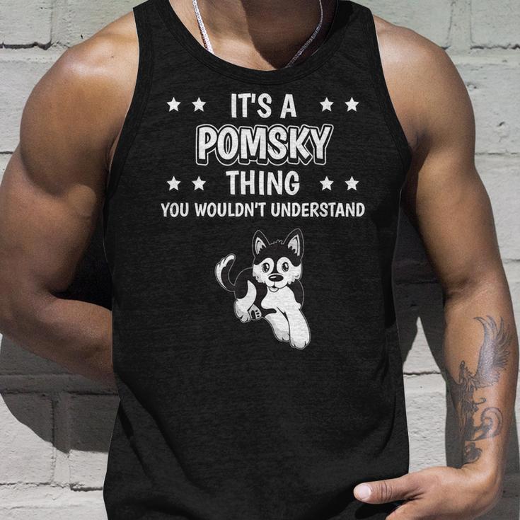 Ist So Ein Pomsky Ding Lustiger Spruch Pomskys Tank Top Geschenke für Ihn