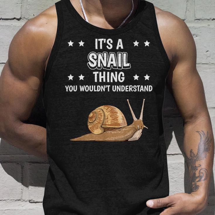 Ist So Ein Schnecke Ding Lustiger Spruch Schnecken Tank Top Geschenke für Ihn