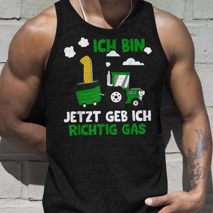 Jetzt Geb Ich Richtig Gas 1St Birthday Boy Tractor S Tank Top Geschenke für Ihn