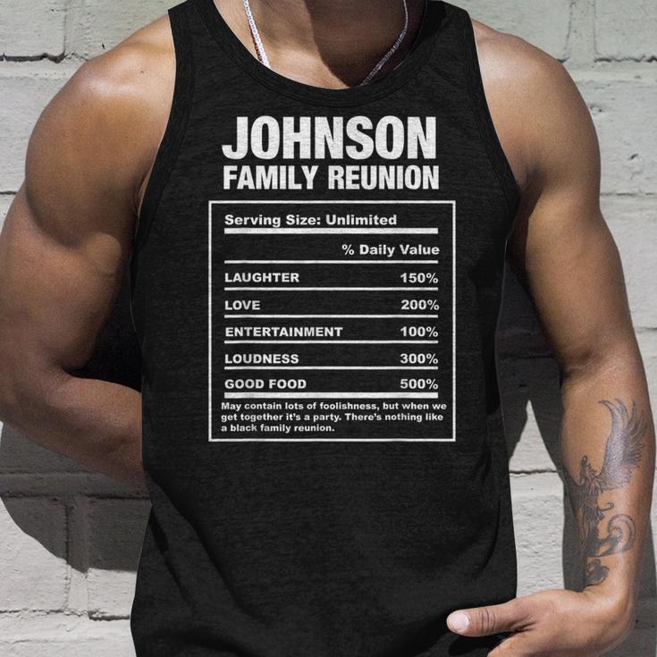 Johnson Familientreffen Nachname Afrikanischer Amerikanischer Nachname Tank Top Geschenke für Ihn