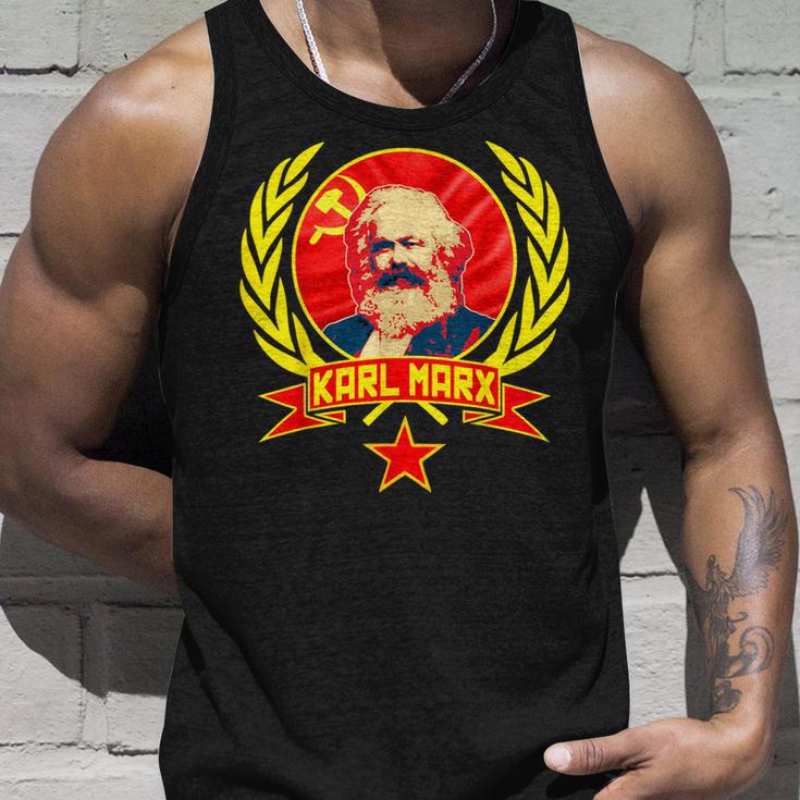 Karl Marx Soviet Communism Propaganda Tank Top Geschenke für Ihn