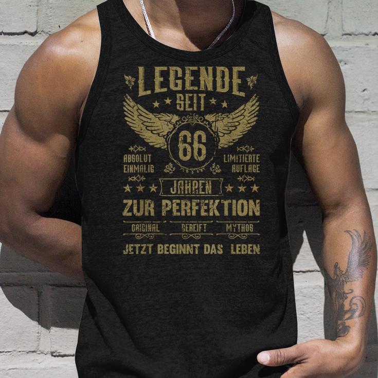 Legende Seit 66 Jahren 66Th Birthday S Tank Top Geschenke für Ihn