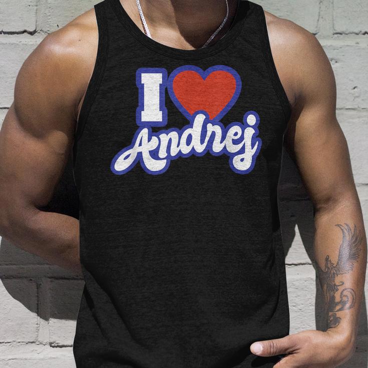 I Love Andrej Tank Top Geschenke für Ihn