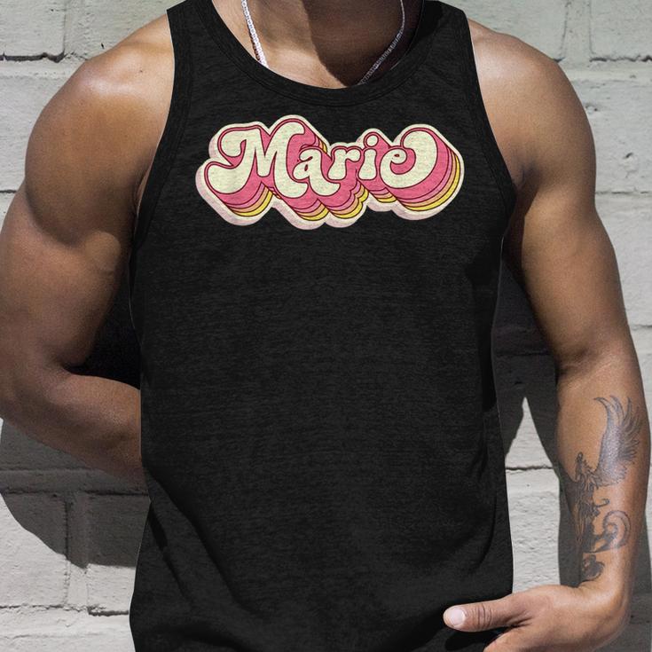 Marie Name Personalised First Name Surname Tank Top Geschenke für Ihn