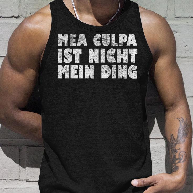 Mea Culpa Ist Nicht Mein Ding Schröder Satire Ex Chancellor S Tank Top Geschenke für Ihn