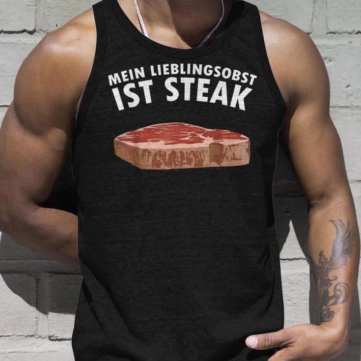 Mein Lieblingsobst Ist Steak Butcher Tank Top Geschenke für Ihn