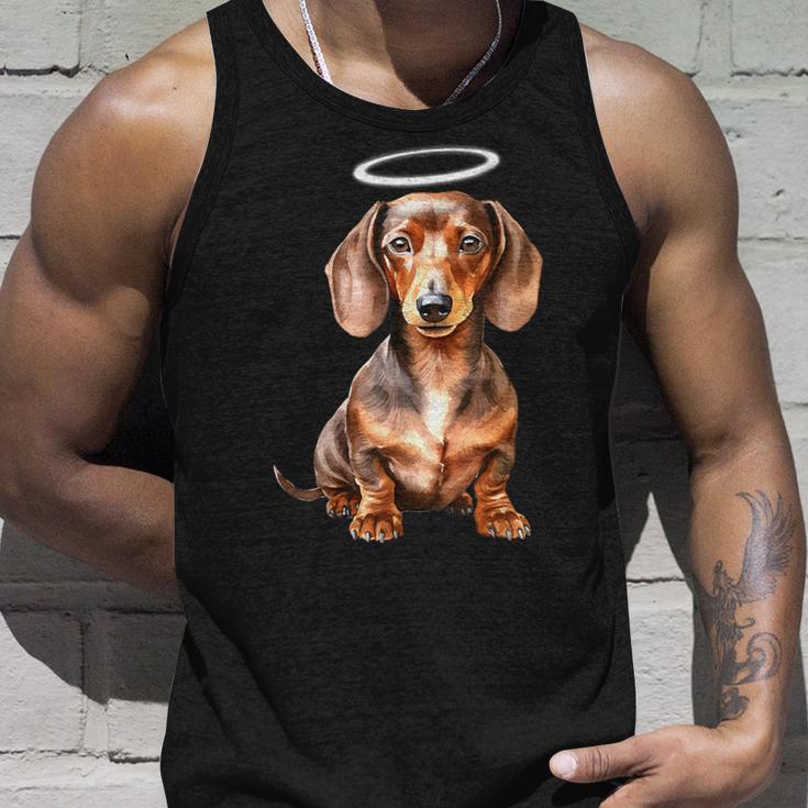 Miniature Dachshund Puppy Angel Tank Top Geschenke für Ihn